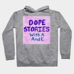 Dope Stories Podcast Purple wc logo Hoodie